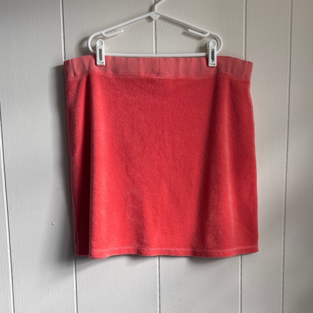 Juicy Couture Coral Mini Skirt with Drawstring - Picture 3 of 3